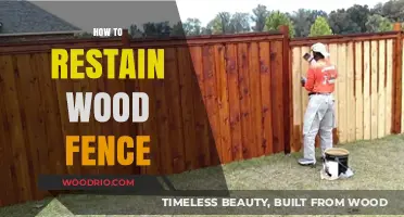 Revitalize Your Wood Fence: A Step-by-Step Guide to Restaining