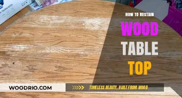 Revitalize Your Wood Table: A Step-by-Step Guide to Restaining