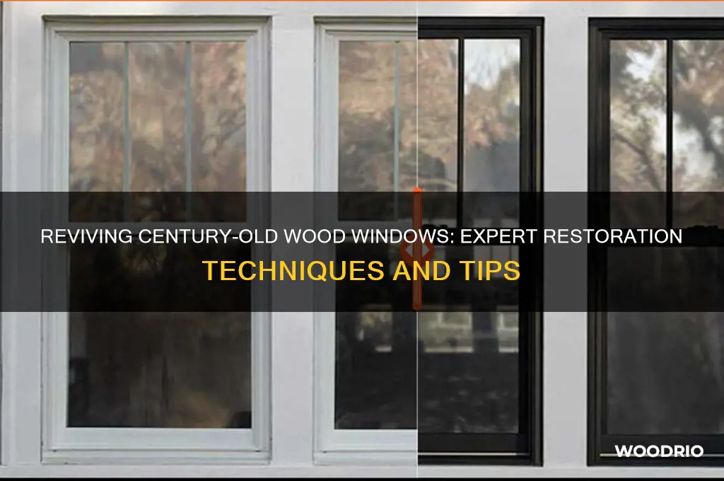 how to restore 100 year old wood windows