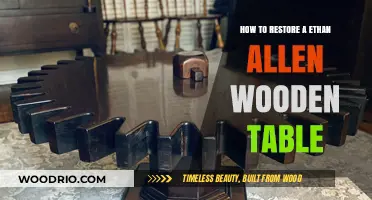 Revive Your Ethan Allen Wooden Table: Expert Restoration Tips and Tricks
