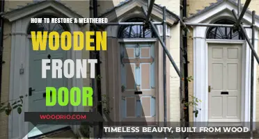 Reviving Your Entrance: A Guide to Restoring Weathered Wooden Front Doors