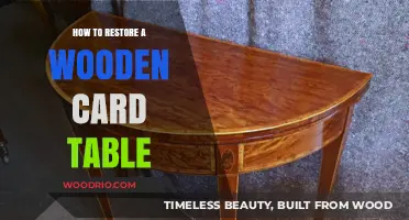 Revive Your Wooden Card Table: A Step-by-Step Restoration Guide
