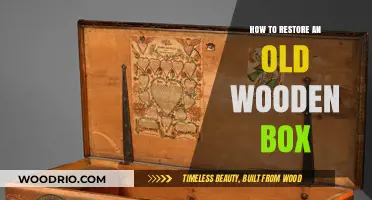 Reviving Vintage Charm: A Guide to Restoring Old Wooden Boxes