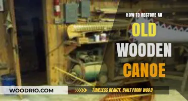 Reviving Timeless Craft: A Guide to Restoring Old Wooden Canoes