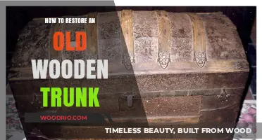 Revive Your Vintage Wooden Trunk: A Step-by-Step Restoration Guide