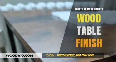 Revive Your Table: Easy Steps to Restore Chipped Wood Finish