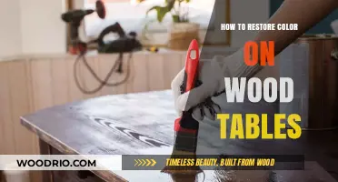 Revive Your Wood Table: Simple Steps to Restore Its Natural Color