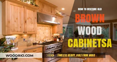 Revive Your Vintage Brown Wood Cabinets: A Step-by-Step Restoration Guide