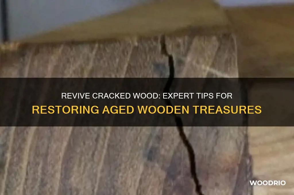 how to restore old cracked wood