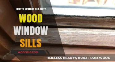 Revive Your Vintage Window Sills: A Guide to Restoring Dirty Wood