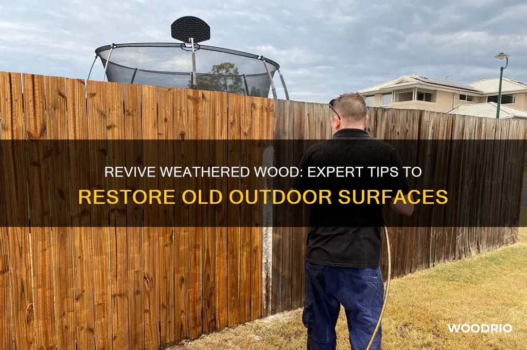 how to restore old outdoor wood