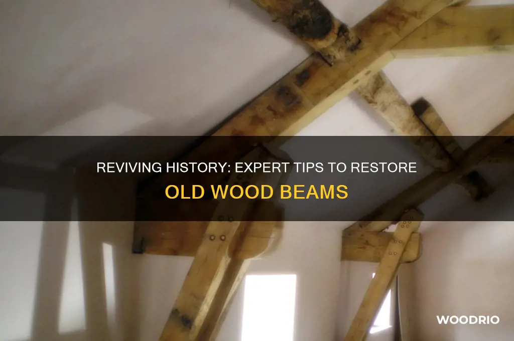 how to restore old wood beams