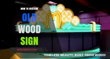 Revive Vintage Charm: Expert Tips to Restore Old Wood Signs