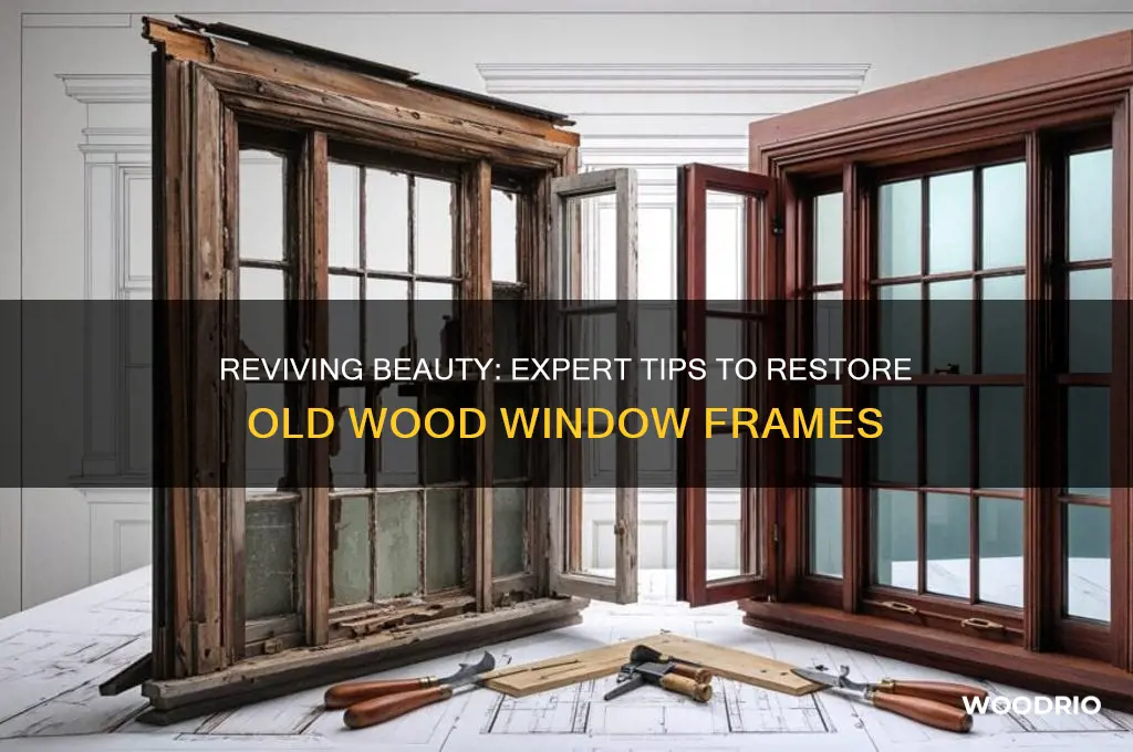 how to restore old wood window frames