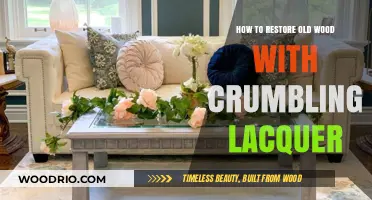 Revive Crumbling Lacquer: Expert Tips to Restore Old Wood Furniture