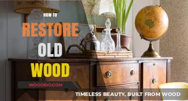 Revive Aged Wood: Expert Tips to Restore Old Wood's Beauty