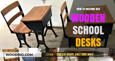 Reviving History: Expert Tips to Restore Old Wooden School Desks