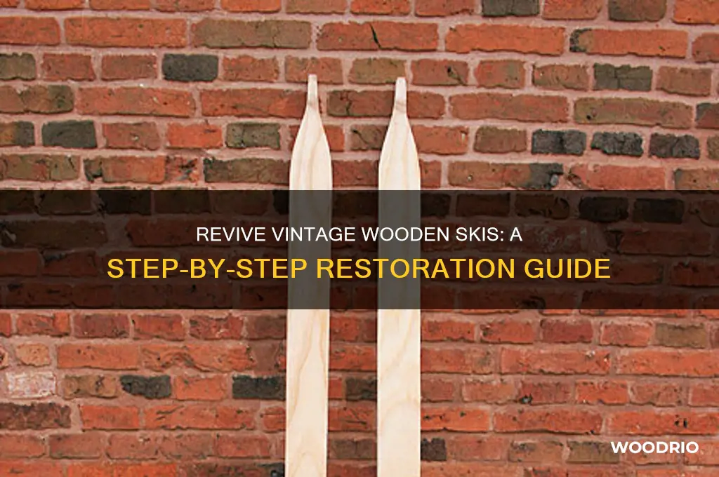 how to restore old wooden skis