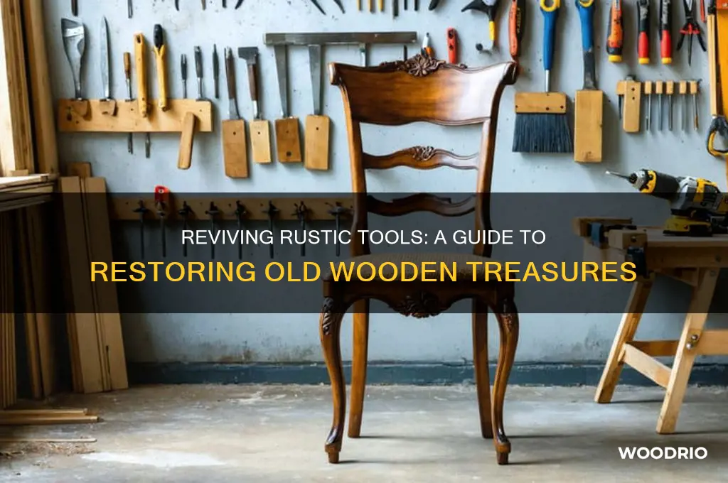 how to restore old wooden tools