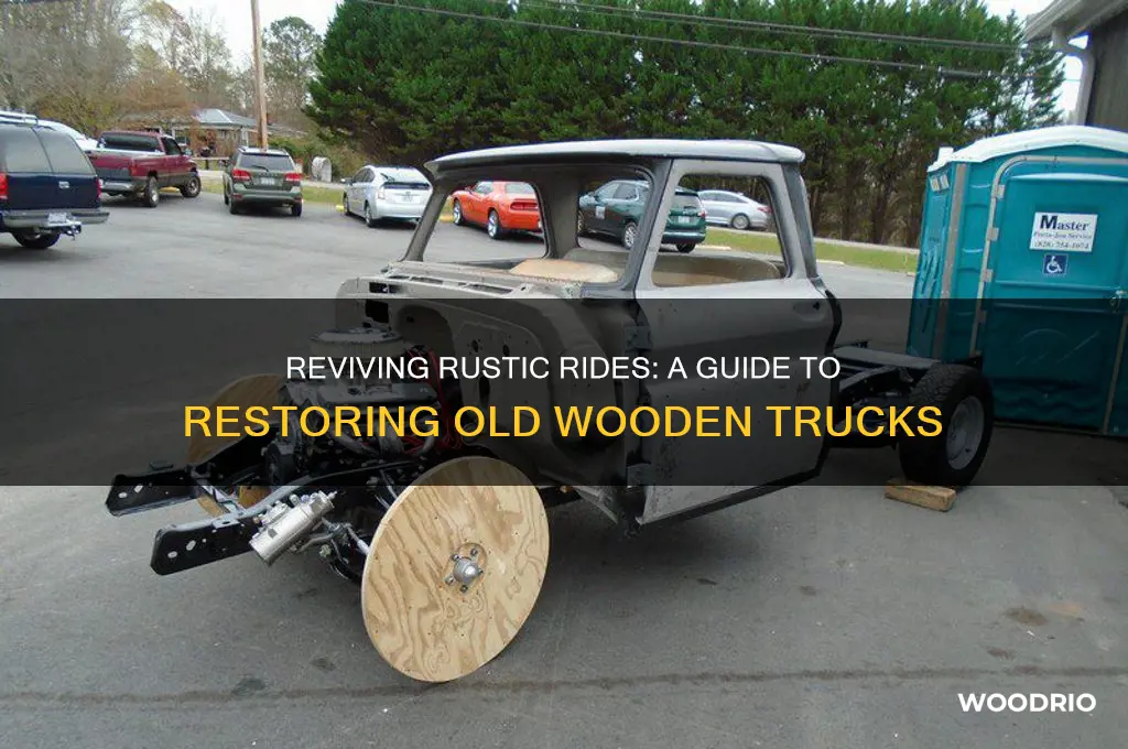 how to restore old wooden truck