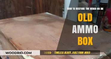 Revive Your Vintage Ammo Box: A Guide to Restoring Wood