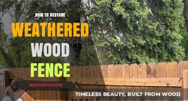 Reviving Your Weathered Wood Fence: A Step-by-Step Restoration Guide