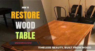Revive Your Wood Table: Expert Tips for Restoration and Renewal
