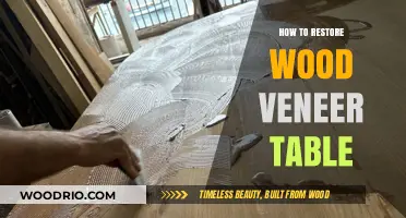 Revive Your Wood Veneer Table: Expert Restoration Tips and Techniques