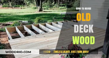 Creative Ways to Repurpose Old Deck Wood for New Projects