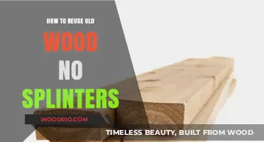 Creative Ways to Reuse Old Wood Without Splinters: DIY Tips