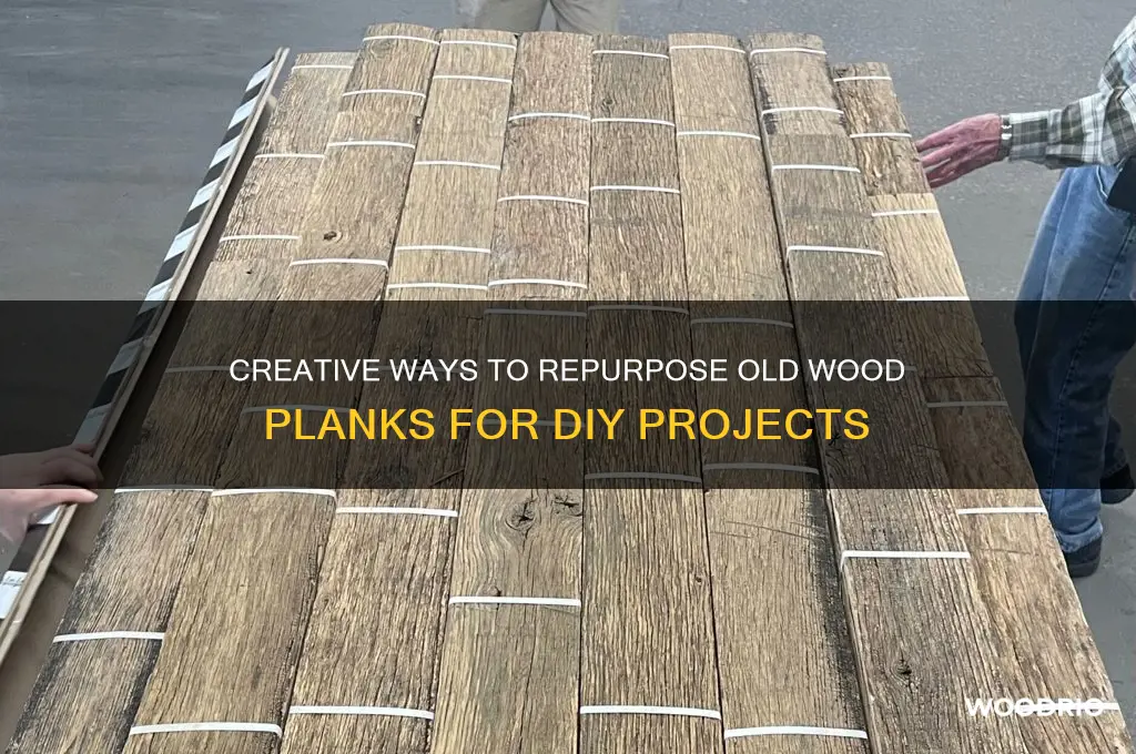 how to reuse old wood planks