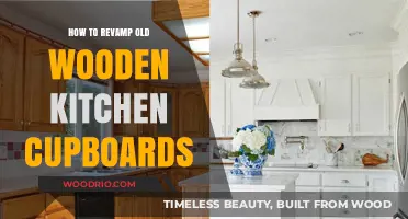 Revamp Your Kitchen: Transforming Old Wooden Cupboards with Style