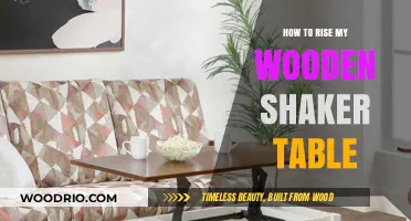 Elevate Your Wooden Shaker Table: Simple Steps for a Perfect Lift