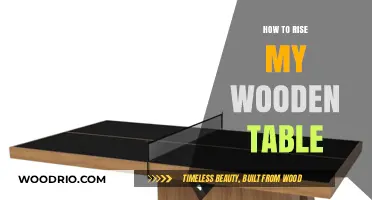 Elevate Your Wooden Table: Simple Steps for a Perfect Lift