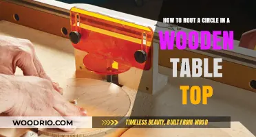 Mastering Circle Routing: Techniques for Perfect Wooden Table Tops