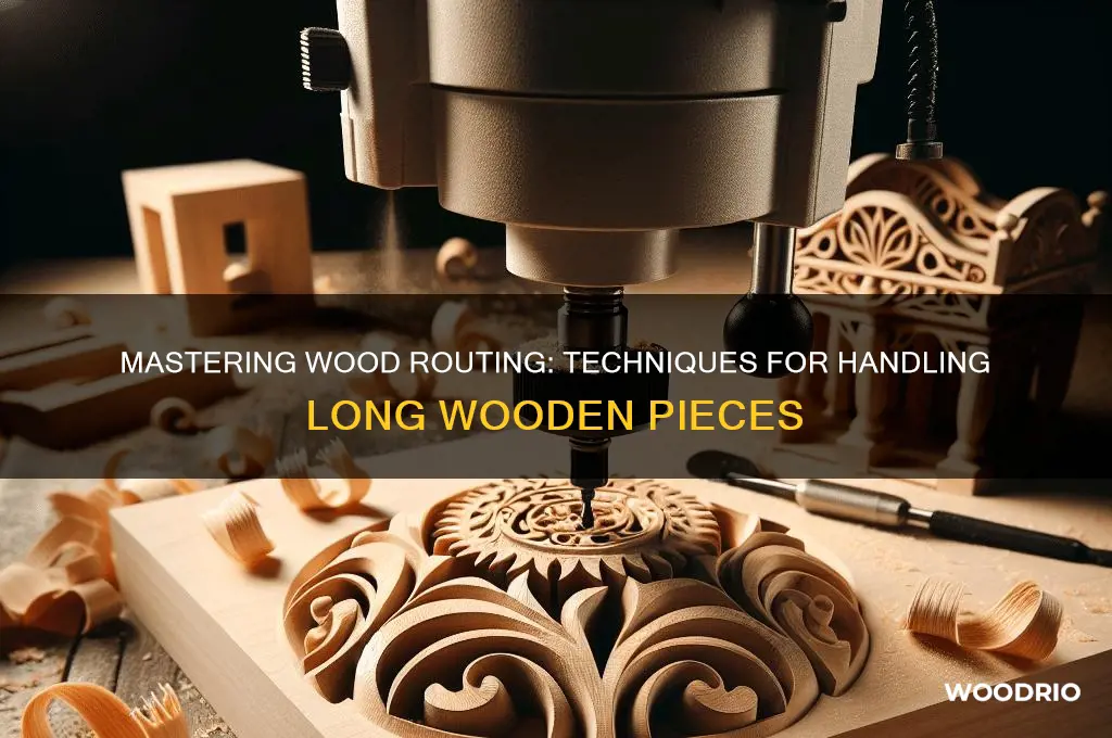 how to route long pieces of wood