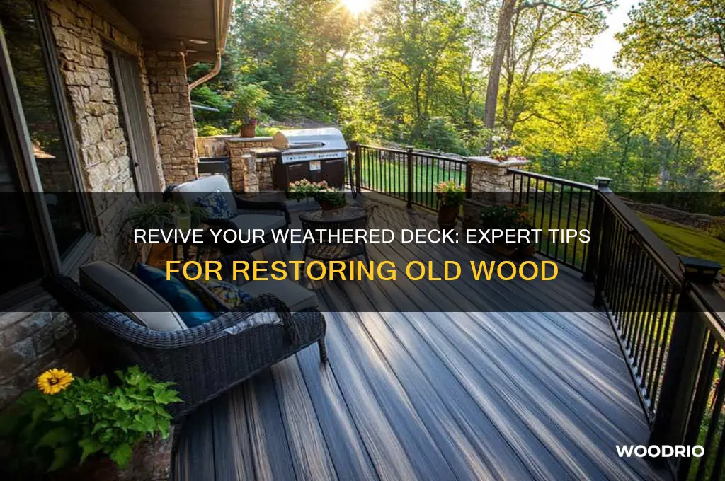 how to salvage an old wood deck