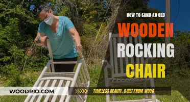 Revive Your Wooden Rocking Chair: A Step-by-Step Sanding Guide
