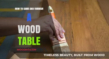 Mastering Wood Table Refinishing: Sanding and Varnishing Techniques for a Flawless Finish