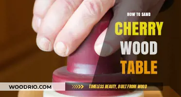 Mastering the Art of Sanding Your Cherry Wood Table