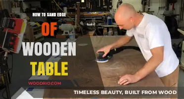 Mastering the Art of Sanding Wooden Table Edges for a Smooth Finish