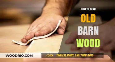 Reviving Rustic Charm: A Guide to Sanding Old Barn Wood