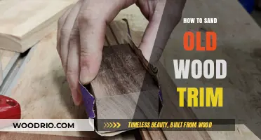 Reviving Old Wood Trim: A Step-by-Step Sanding Guide