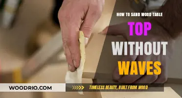 Mastering Smooth Sanding: Achieve a Wave-Free Wood Table Top Finish