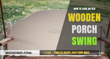 Revive Your Vintage Wooden Porch Swing: A Step-by-Step Restoration Guide