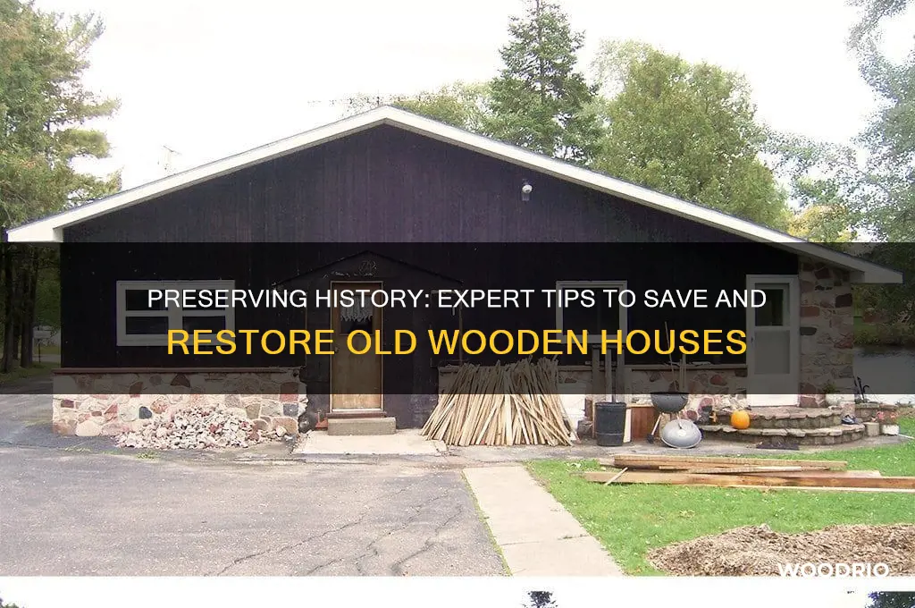 how to save old wooden house