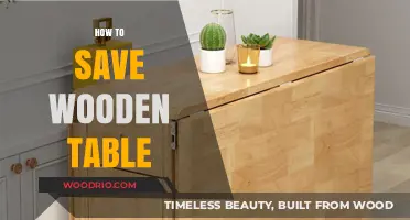 Revive and Protect: Essential Tips to Save Your Wooden Table
