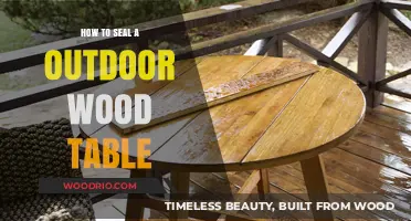 Protect Your Patio: Easy Steps to Seal Outdoor Wood Tables