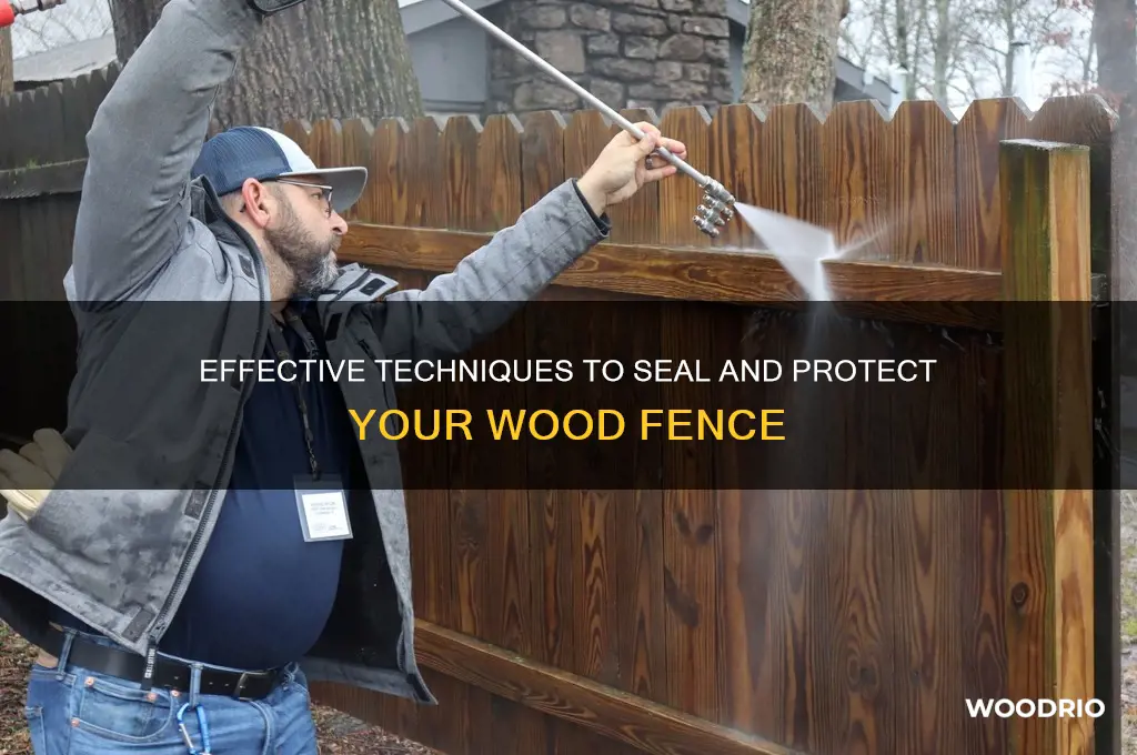 how to seal a wood fence
