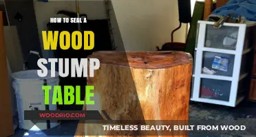 Sealing a Wood Stump Table: A Step-by-Step Guide to Protection and Shine